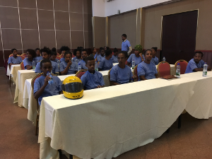 Deaf and other participants at Haile Resort during their celebration of International Week of the Deaf on 11 December 2017 (Tahsas 2, 2010 E.C.)